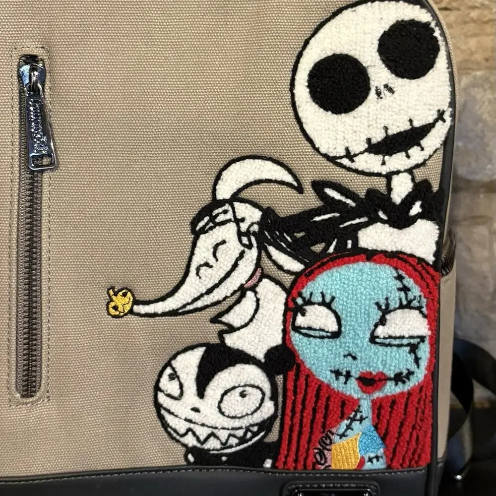 Loungefly Disney The Nightmare Before Christmas Chenille Characters Backpack